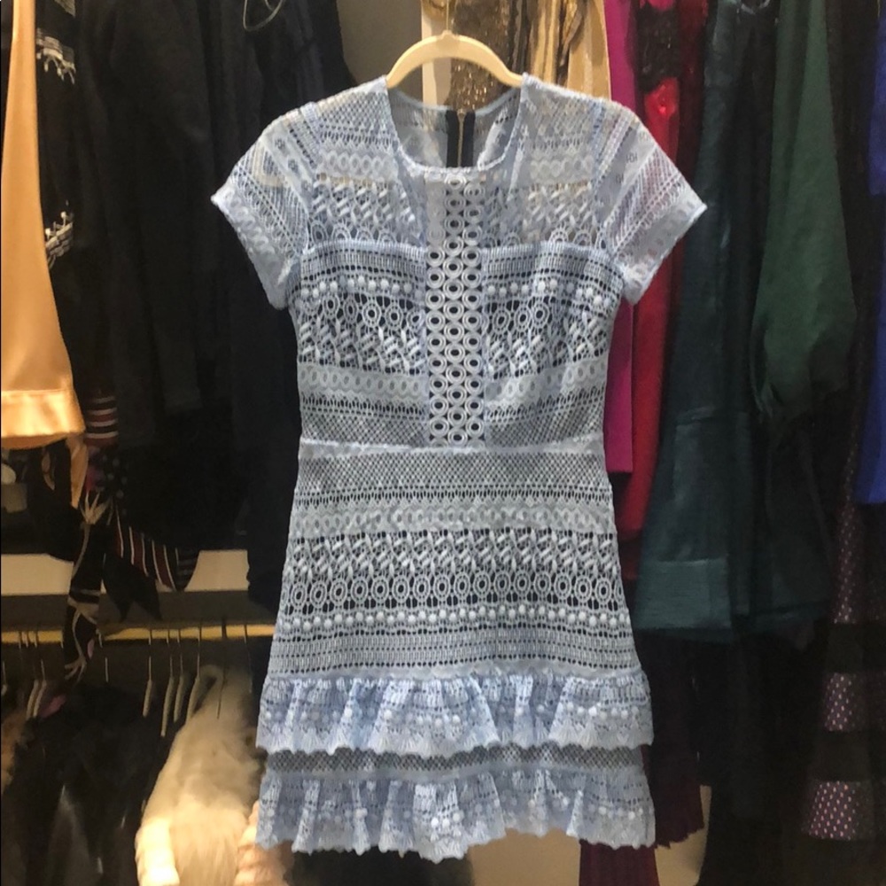 Light blue Parker mini dress